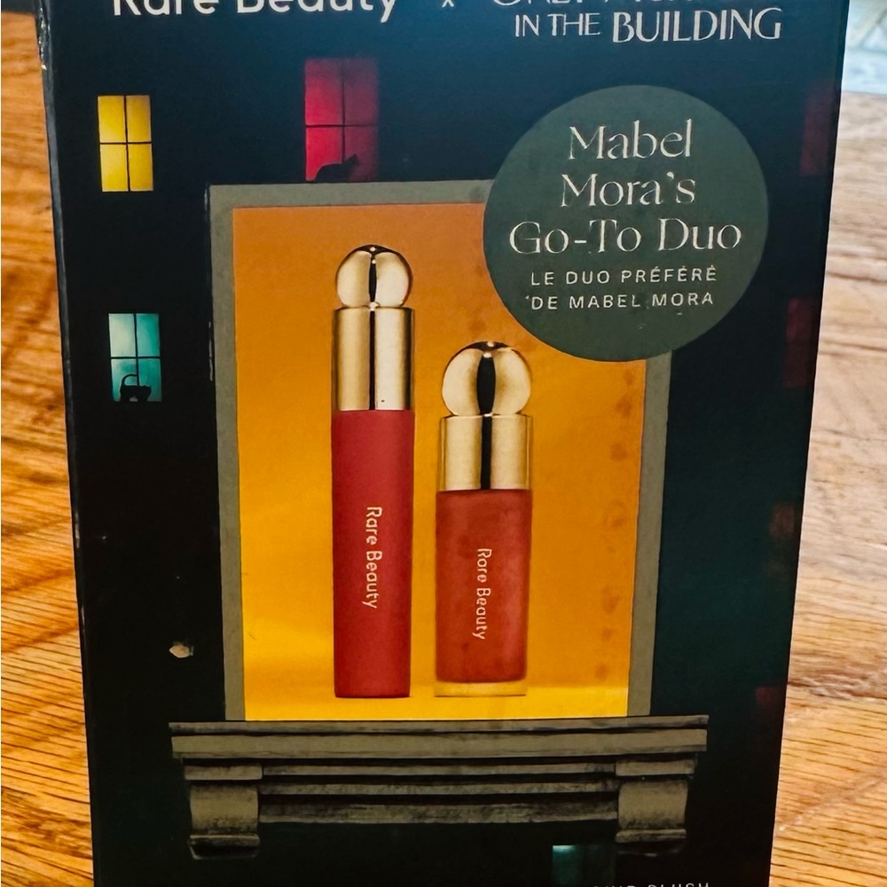 Rare Beauty Red and Gold Lip Balm Gloss